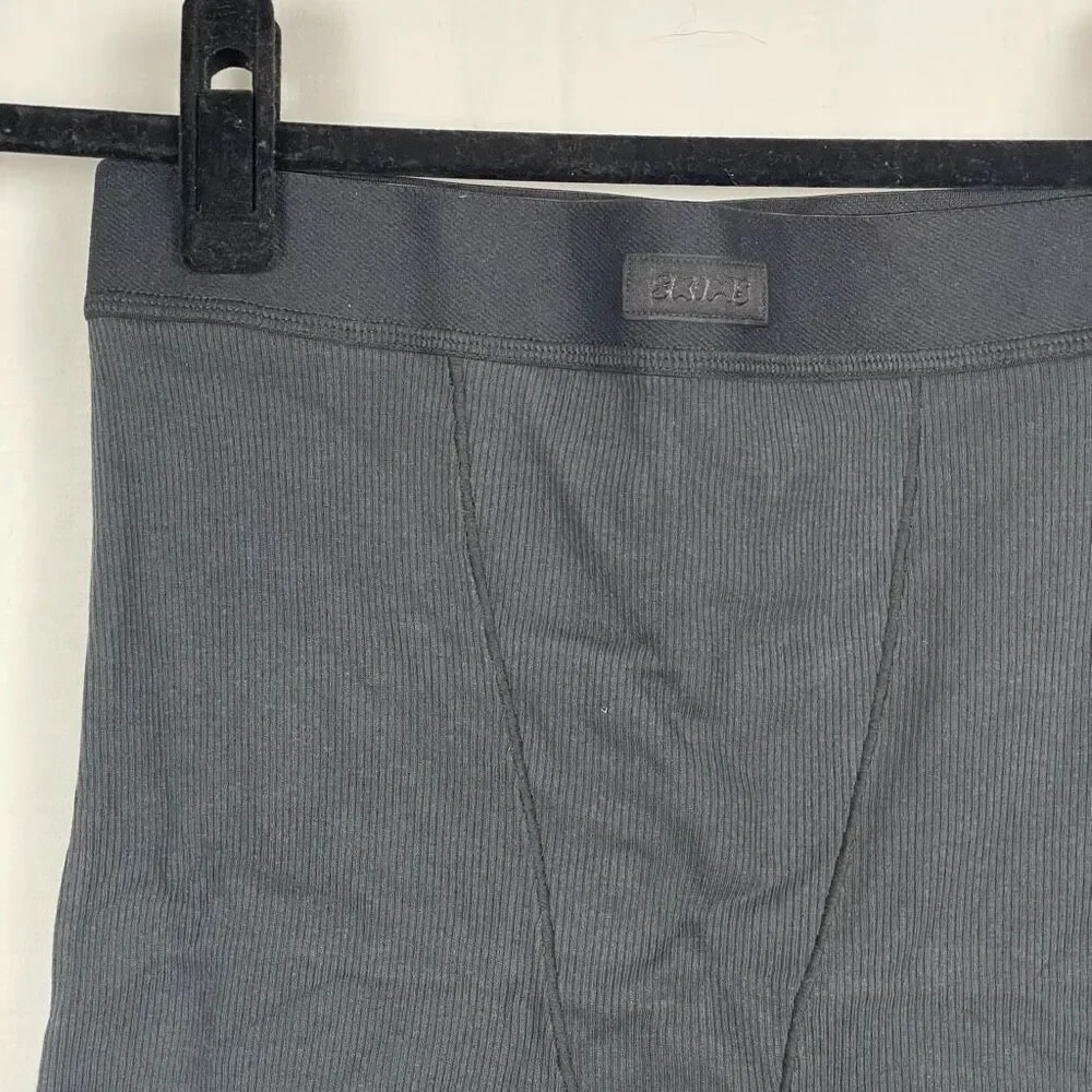 Skims NWT Cotton Rib Boxer In Soot - Women’s XS‎